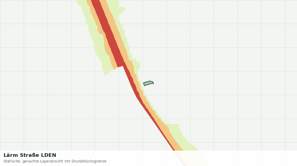 Statische Kartenansicht: Lärm Straße LDEN