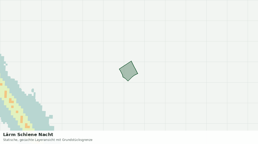 Statische Kartenansicht: Lärm Schiene Nacht