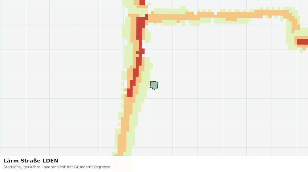 Statische Kartenansicht: Lärm Straße LDEN