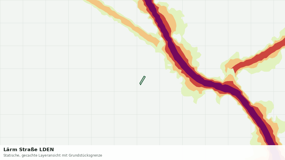 Statische Kartenansicht: Lärm Straße LDEN