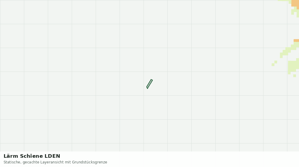 Statische Kartenansicht: Lärm Schiene LDEN