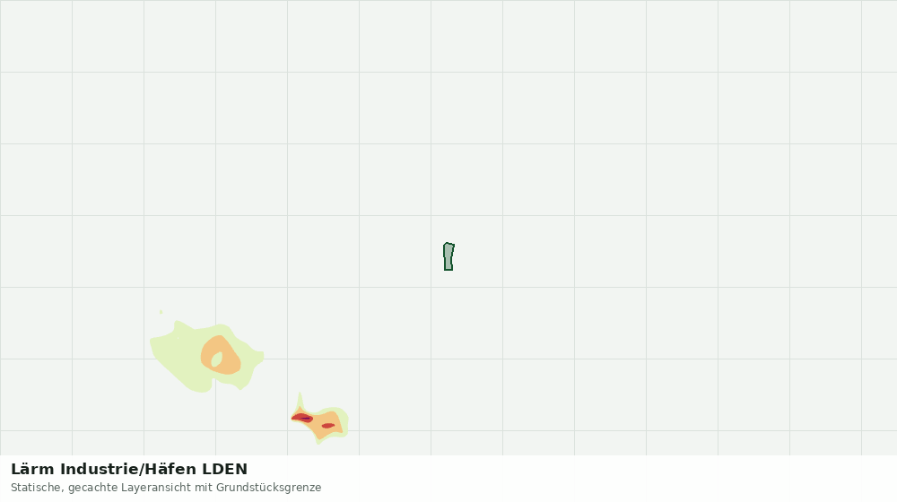 Statische Kartenansicht: Lärm Industrie/Häfen LDEN