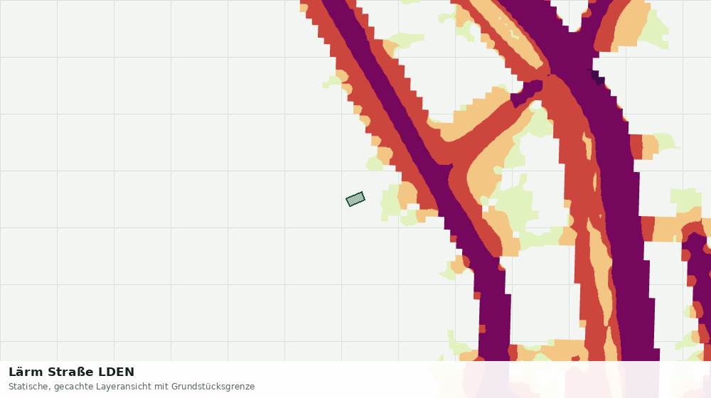 Statische Kartenansicht: Lärm Straße LDEN