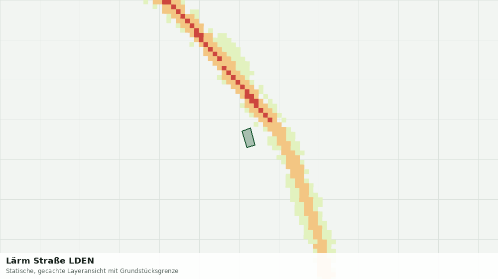 Statische Kartenansicht: Lärm Straße LDEN