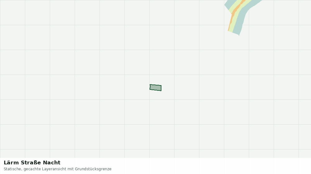 Statische Kartenansicht: Lärm Straße Nacht