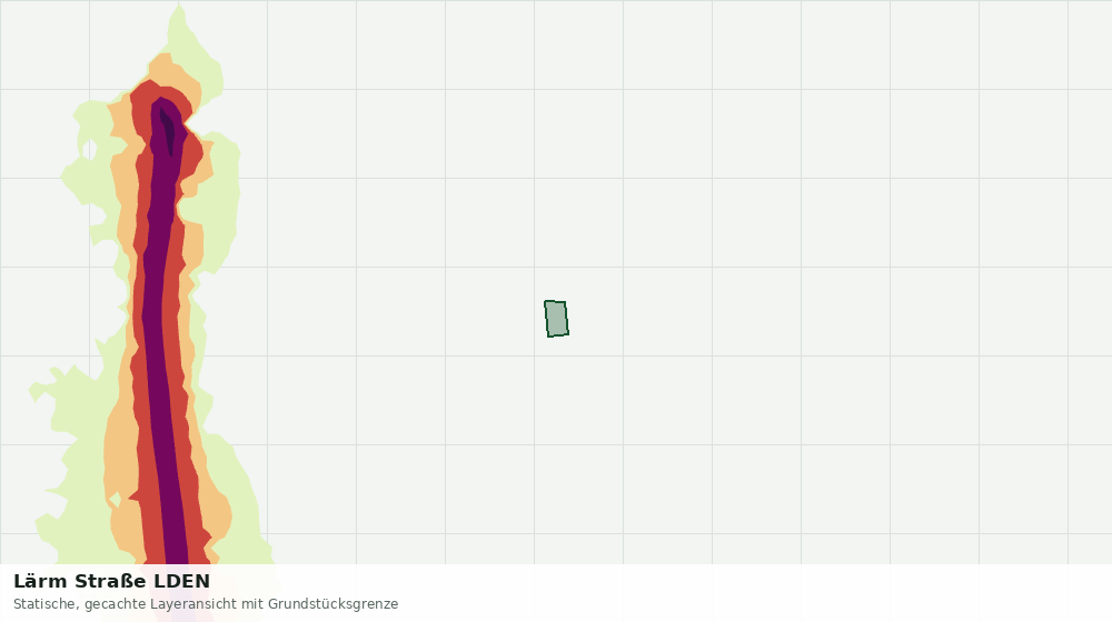 Statische Kartenansicht: Lärm Straße LDEN