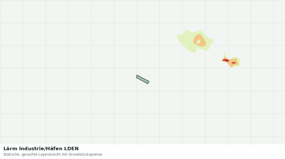 Statische Kartenansicht: Lärm Industrie/Häfen LDEN