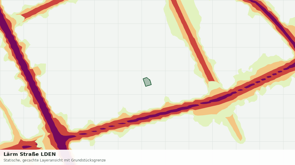 Statische Kartenansicht: Lärm Straße LDEN