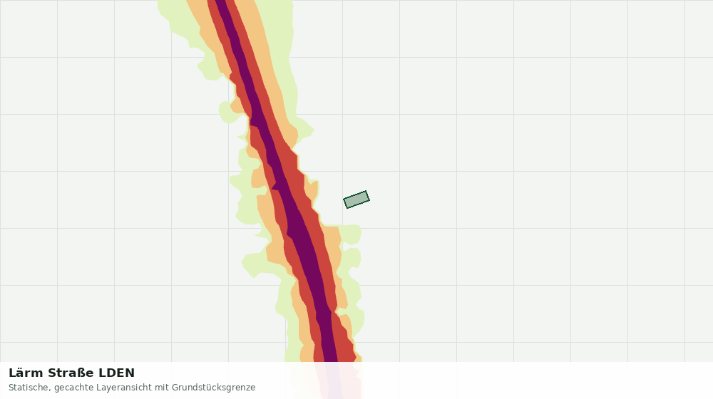 Statische Kartenansicht: Lärm Straße LDEN