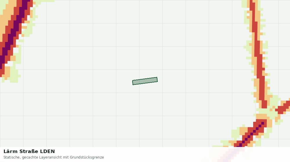 Statische Kartenansicht: Lärm Straße LDEN