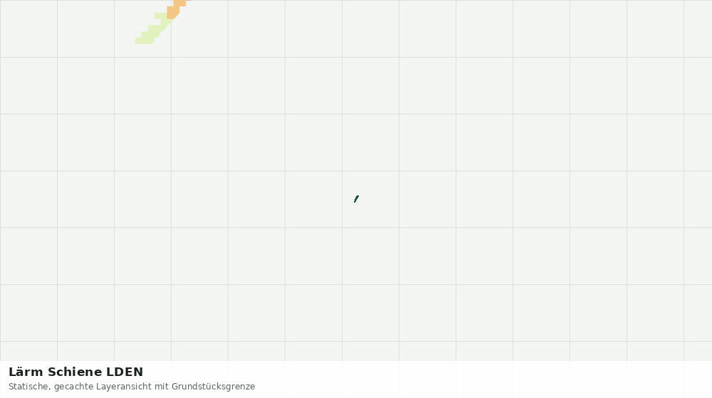 Statische Kartenansicht: Lärm Schiene LDEN