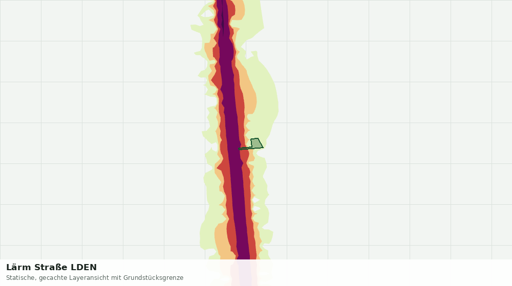 Statische Kartenansicht: Lärm Straße LDEN