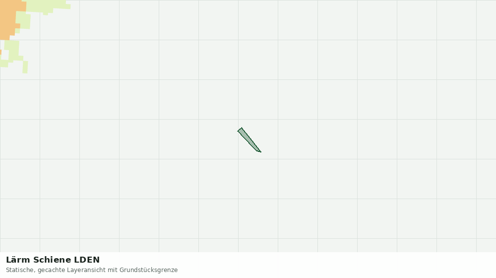Statische Kartenansicht: Lärm Schiene LDEN