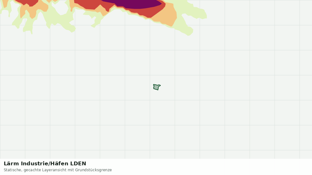 Statische Kartenansicht: Lärm Industrie/Häfen LDEN