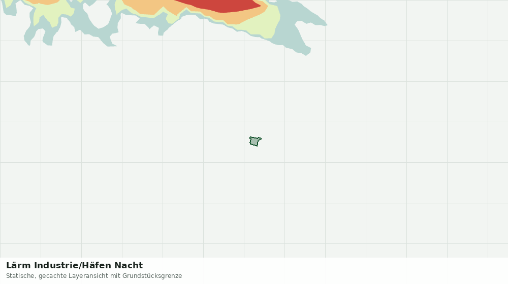 Statische Kartenansicht: Lärm Industrie/Häfen Nacht