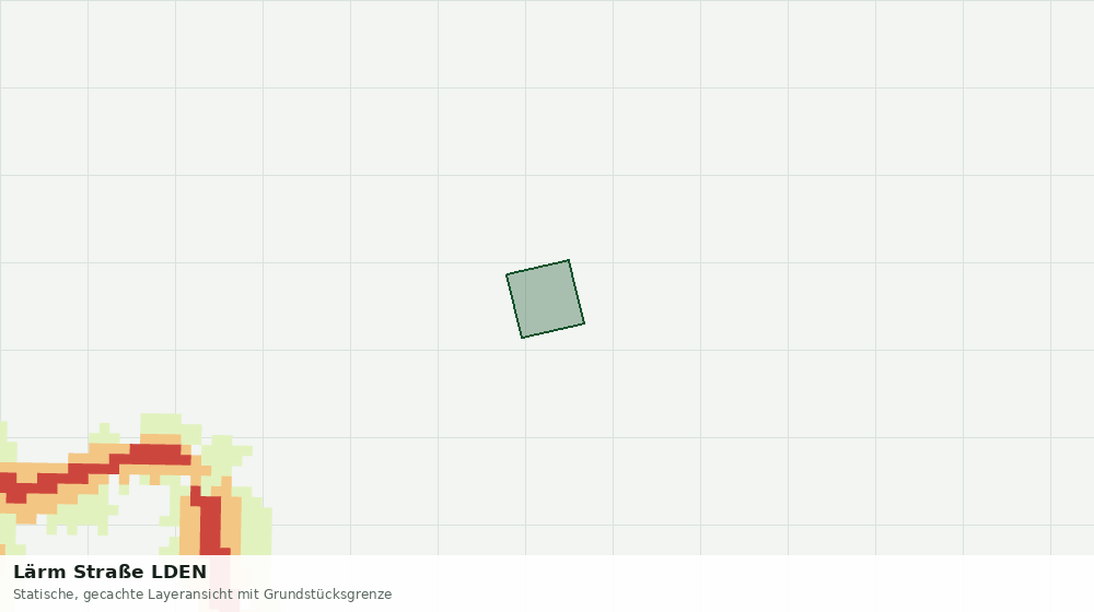Statische Kartenansicht: Lärm Straße LDEN