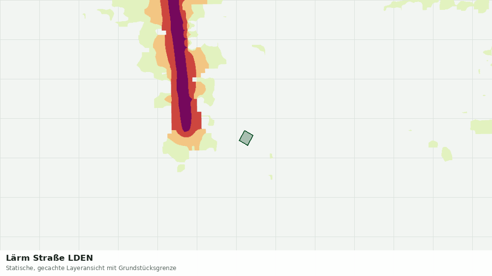 Statische Kartenansicht: Lärm Straße LDEN