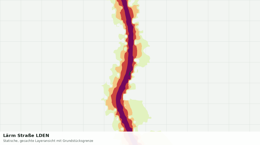 Statische Kartenansicht: Lärm Straße LDEN