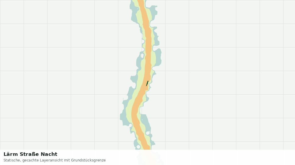 Statische Kartenansicht: Lärm Straße Nacht