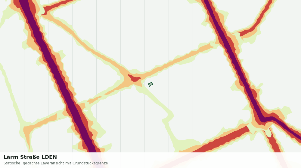 Statische Kartenansicht: Lärm Straße LDEN