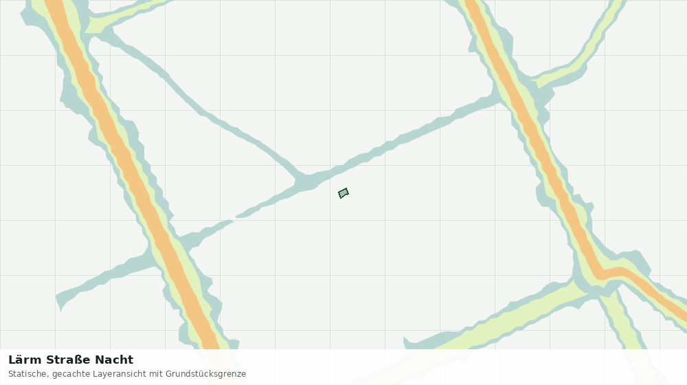 Statische Kartenansicht: Lärm Straße Nacht