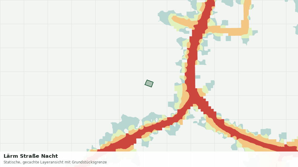 Statische Kartenansicht: Lärm Straße Nacht