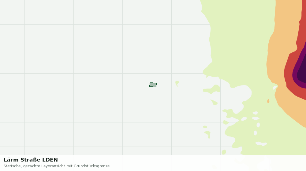 Statische Kartenansicht: Lärm Straße LDEN