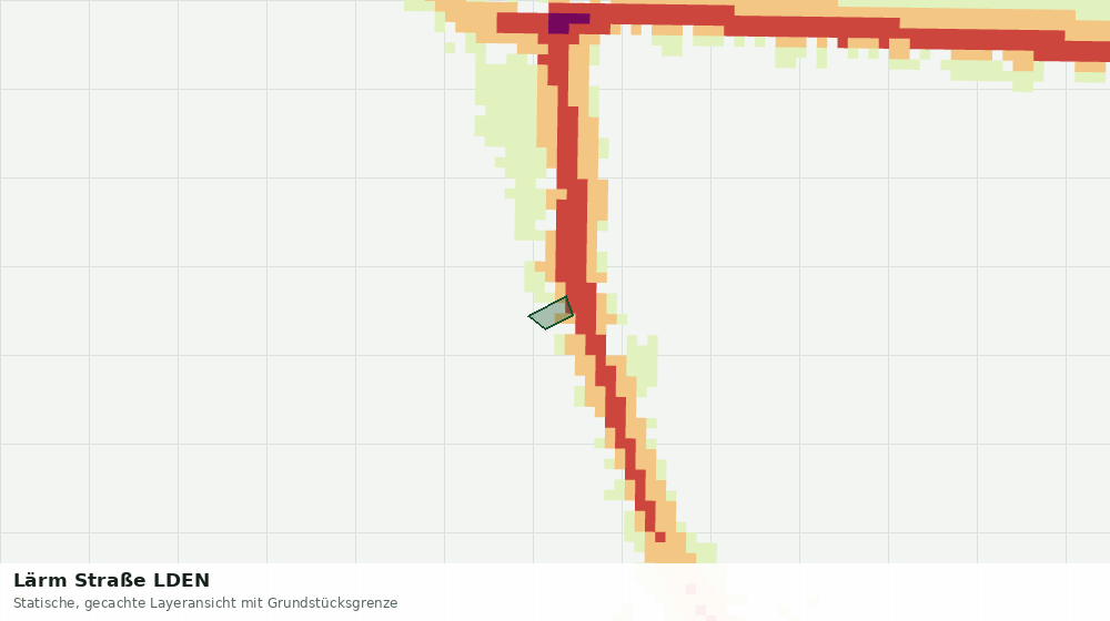 Statische Kartenansicht: Lärm Straße LDEN