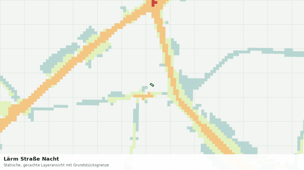 Statische Kartenansicht: Lärm Straße Nacht