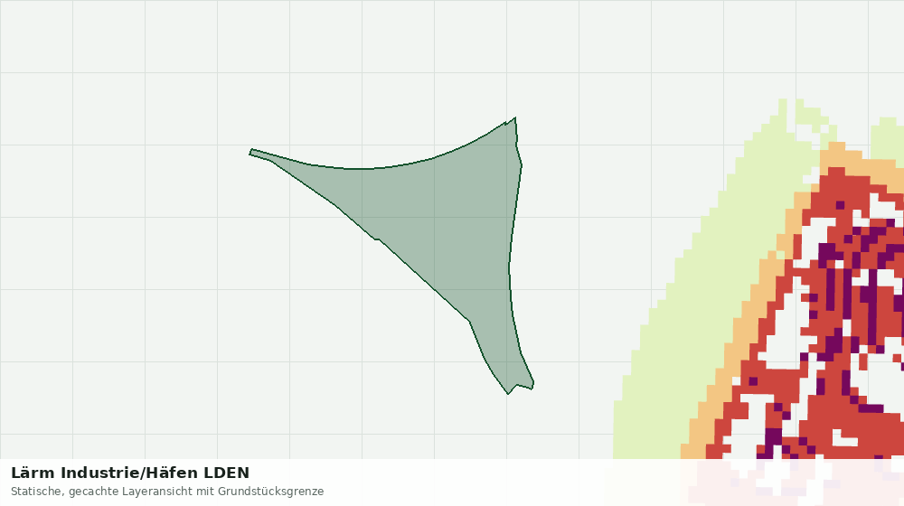 Statische Kartenansicht: Lärm Industrie/Häfen LDEN