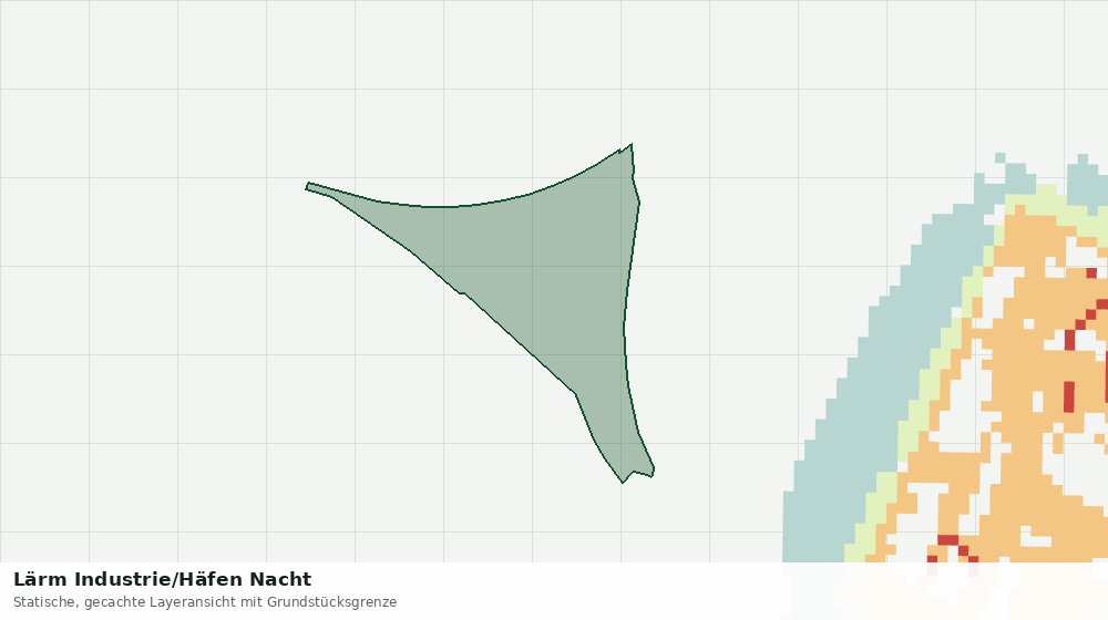 Statische Kartenansicht: Lärm Industrie/Häfen Nacht