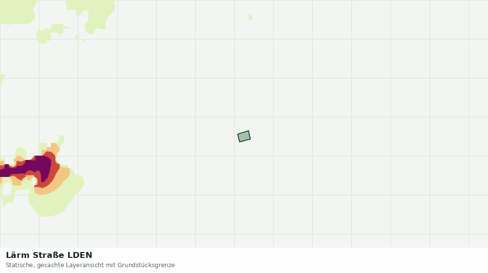 Statische Kartenansicht: Lärm Straße LDEN