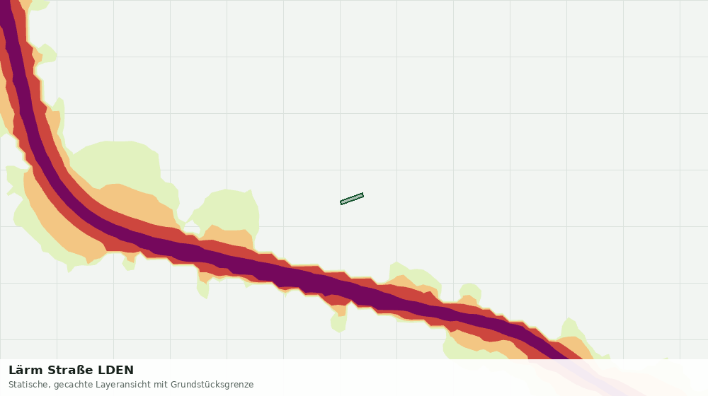 Statische Kartenansicht: Lärm Straße LDEN