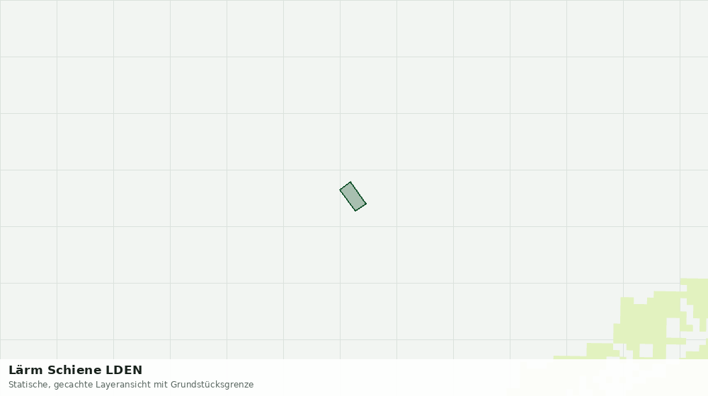 Statische Kartenansicht: Lärm Schiene LDEN