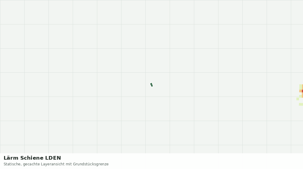 Statische Kartenansicht: Lärm Schiene LDEN