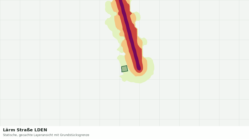 Statische Kartenansicht: Lärm Straße LDEN