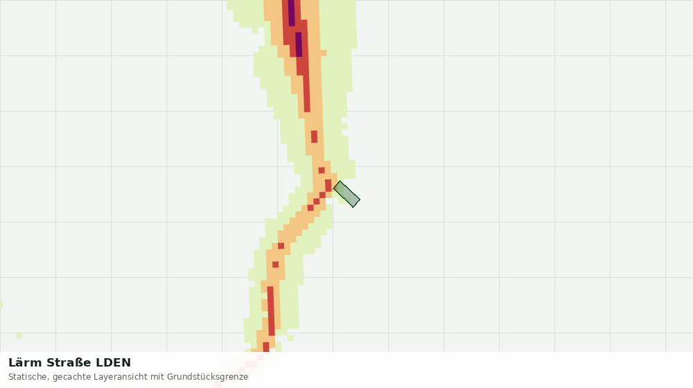 Statische Kartenansicht: Lärm Straße LDEN