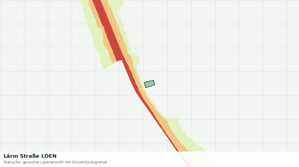 Statische Kartenansicht: Lärm Straße LDEN