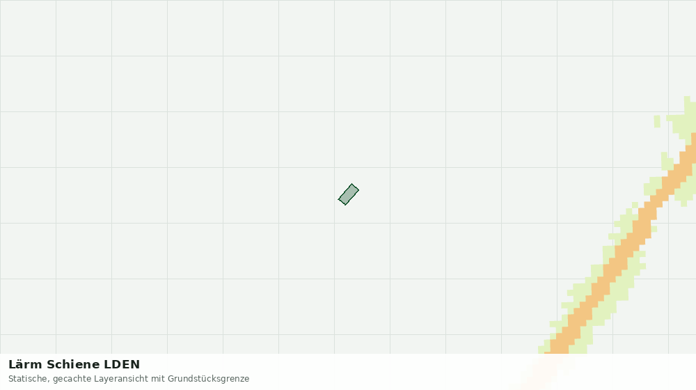 Statische Kartenansicht: Lärm Schiene LDEN