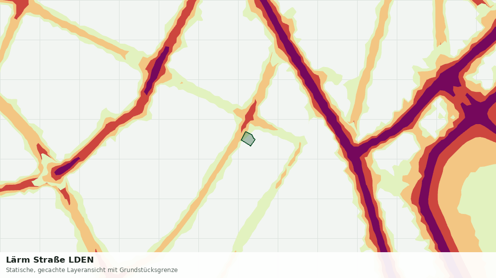 Statische Kartenansicht: Lärm Straße LDEN