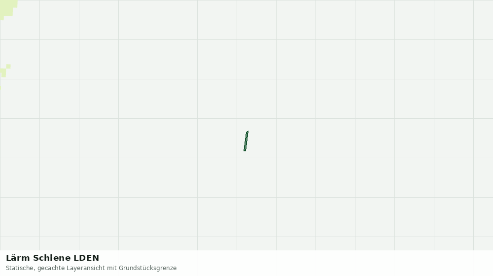 Statische Kartenansicht: Lärm Schiene LDEN
