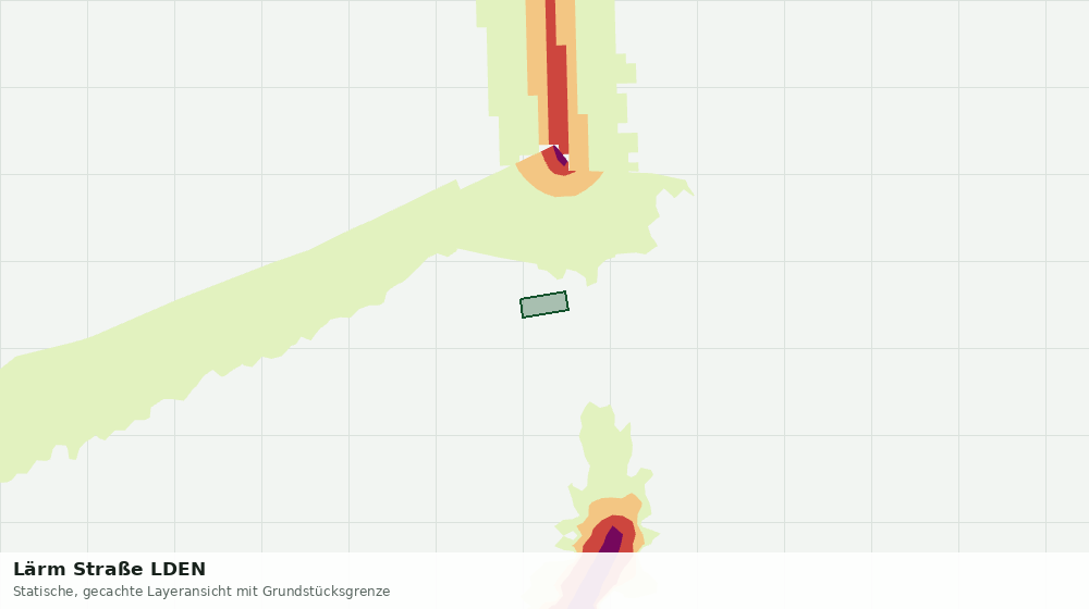 Statische Kartenansicht: Lärm Straße LDEN