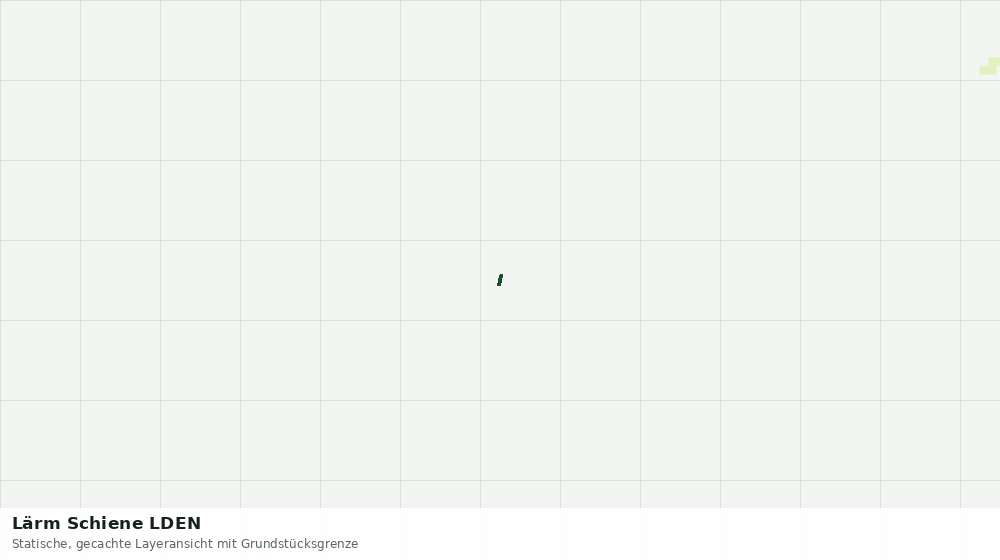 Statische Kartenansicht: Lärm Schiene LDEN
