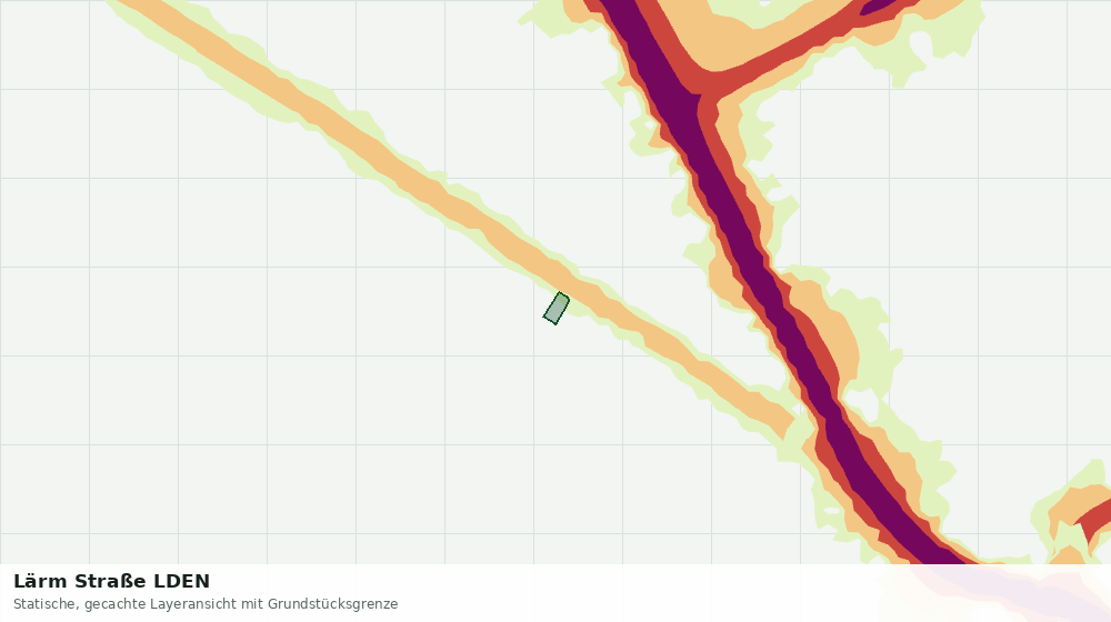 Statische Kartenansicht: Lärm Straße LDEN