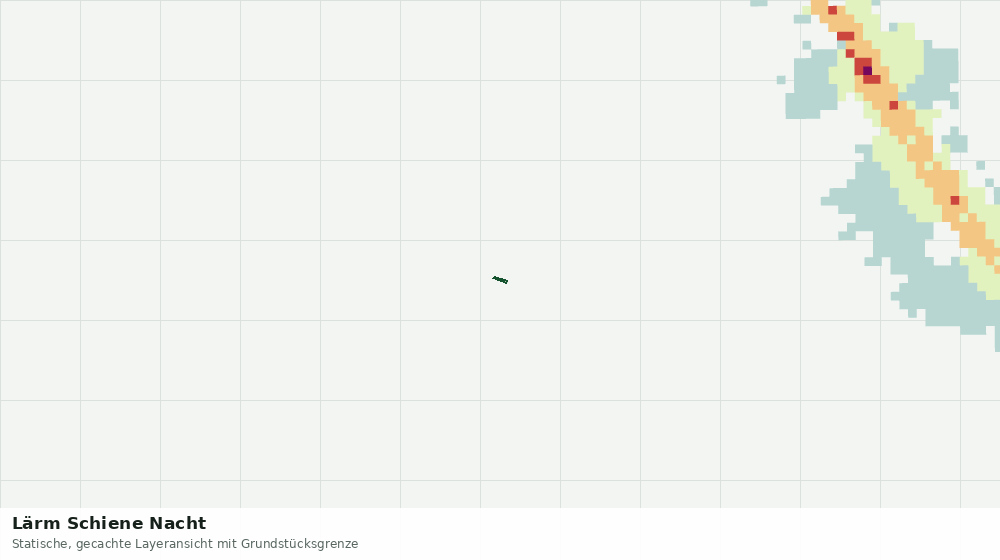 Statische Kartenansicht: Lärm Schiene Nacht