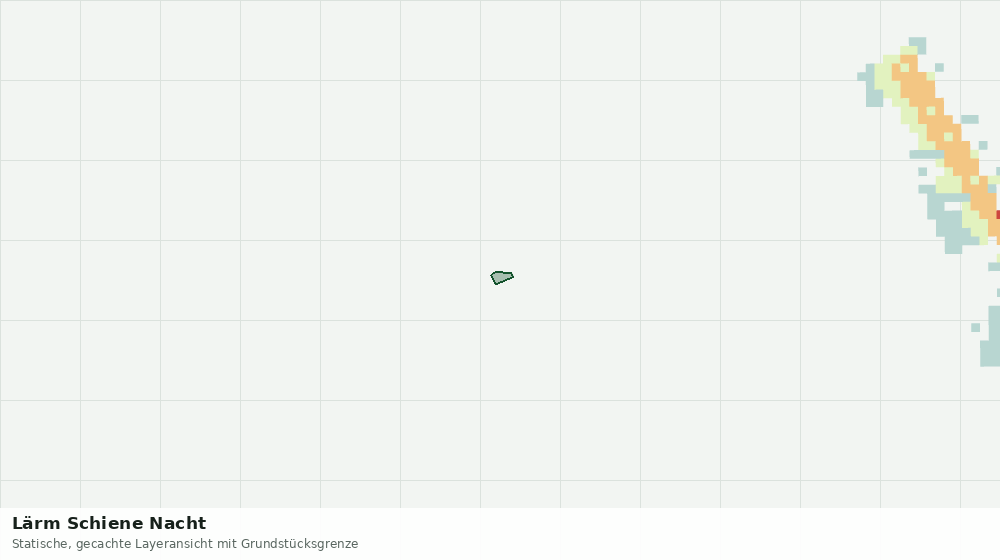 Statische Kartenansicht: Lärm Schiene Nacht