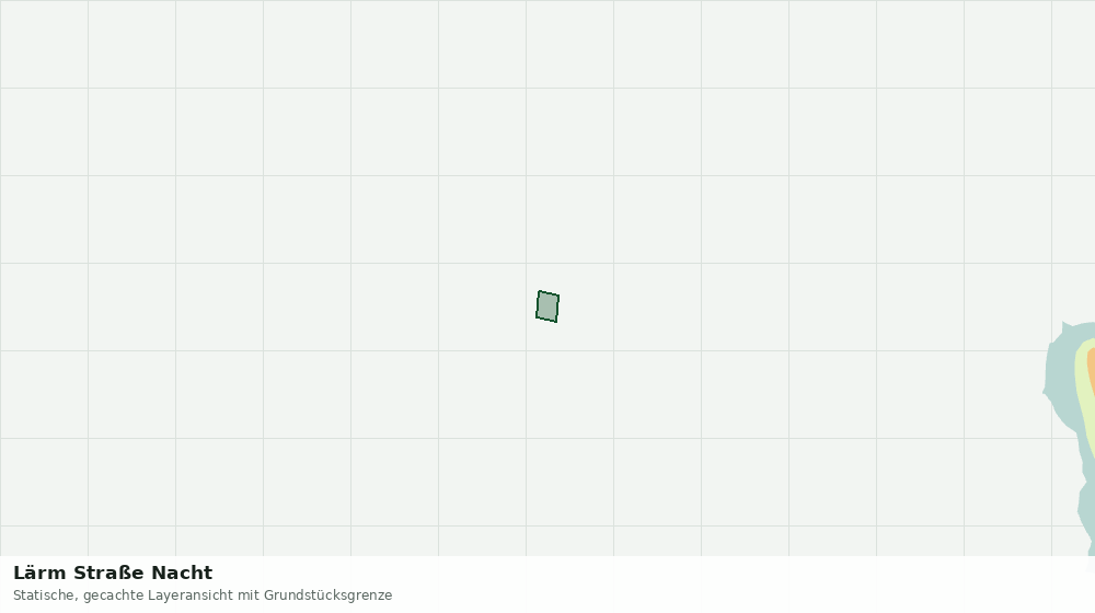 Statische Kartenansicht: Lärm Straße Nacht