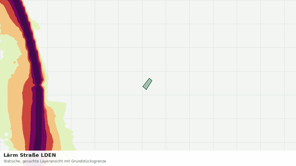 Statische Kartenansicht: Lärm Straße LDEN