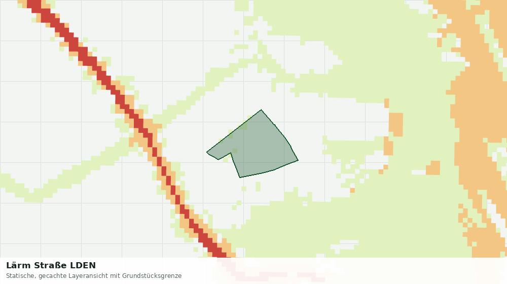Statische Kartenansicht: Lärm Straße LDEN
