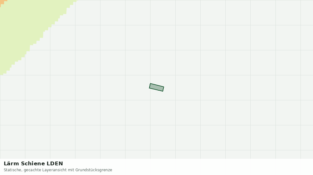 Statische Kartenansicht: Lärm Schiene LDEN